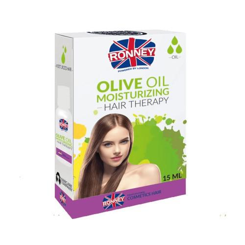 Miniaturka artykułu - RONNEY OLIVE OIL Olejek do włos&oacute;w nawilżający, 15ml