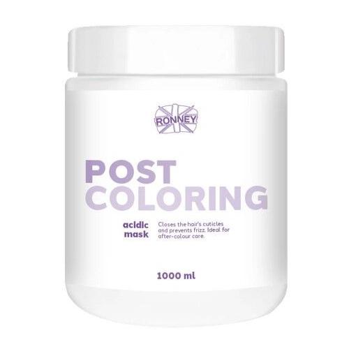 Ronney Post Coloring Acidic Mask Maska do włos&oacute;w zakwaszająca, 1000 ml
