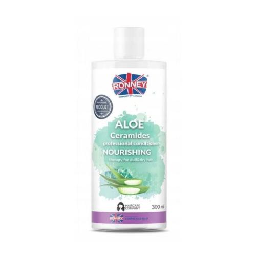 Miniaturka artykułu - RONNEY Professional - Odżywka nawilżająca do włos&oacute;w matowych i suchych - aloes, 300ml