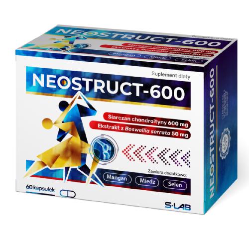 Miniaturka artykułu - S-LAB Neostruct-600 siarczan chondroityny, 60 kaps.