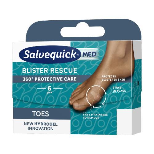 Miniaturka artykułu - Salvequick Blister Rescue plastry na pęcherze, 6szt