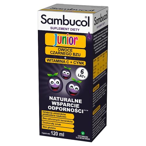 Miniaturka artykułu - Sambucol Junior, 120ml