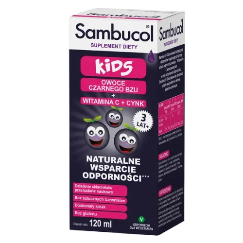 Miniaturka artykułu - Sambucol Kids, 120ml