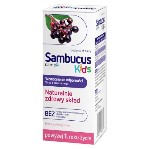Miniaturka artykułu - Sambucus Kids syrop- 120 ml