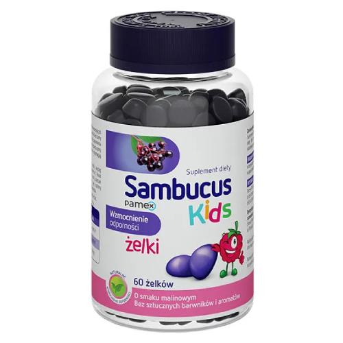 Miniaturka artykułu - Sambucus Kids żelki, 60 szt.