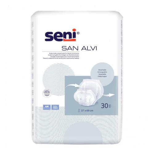 Miniaturka artykułu - SENI SAN ALVI Pieluchy anatomiczne, 30 szt.