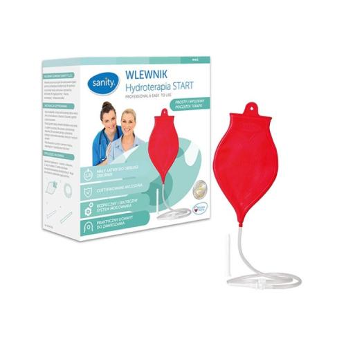 Miniaturka artykułu - Sanity Hydroterapia START Wlewnik do lewatywy 1,2 L - 1 sztuka