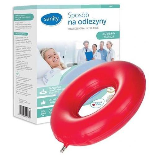 Miniaturka artykułu - SANITY Krąg gumowy przeciwodleżynowy - 1 sztuka (29591)