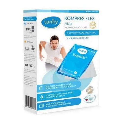 Miniaturka artykułu - SANITY MAX Kompres FLEX żelowy 21 x 30 cm - 1 sztuka 