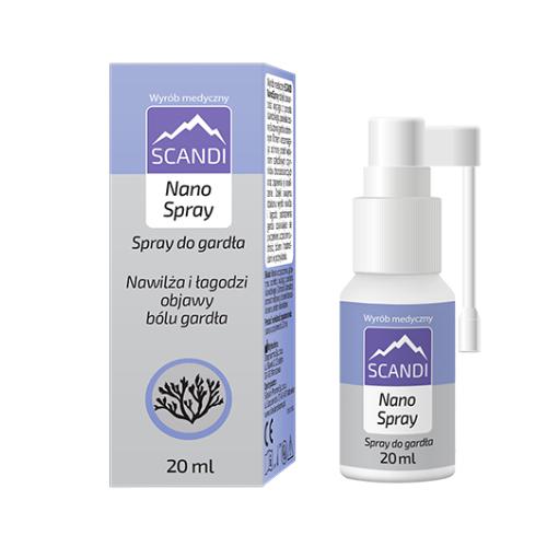Miniaturka artykułu - SCANDI NanoSpray Spray do gardła, 20ml
