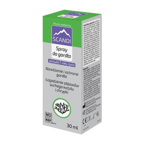 Scandi Spray do gardła, 30 ml USZKODZONE OPAKOWANIE