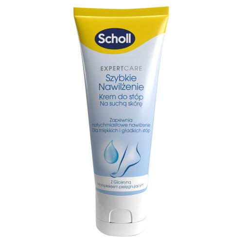 Miniaturka artykułu - SCHOLL Krem do st&oacute;p - Szybkie Nawilżenie, 75ml