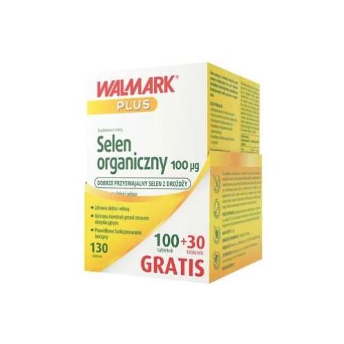 Miniaturka artykułu - Selen Organiczny 100ug, 100+30tabl.