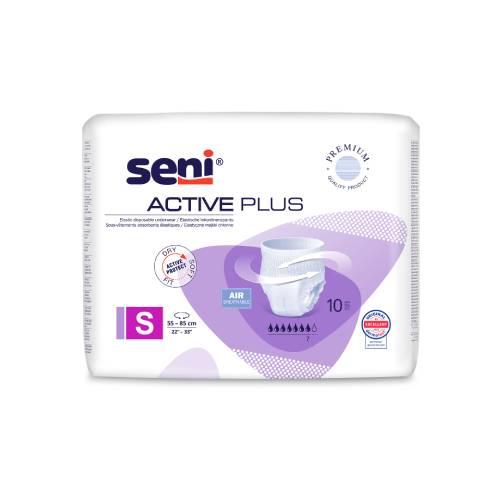 Miniaturka artykułu - SENI ACTIVE Plus S, 10szt. - Elastyczne majtki chłonne