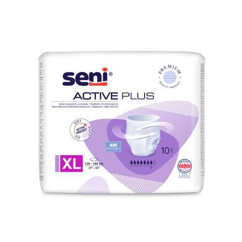 Zdjęcie produktu - SENI ACTIVE PLUS XL, 10szt. - Elastyczne majtki chłonne