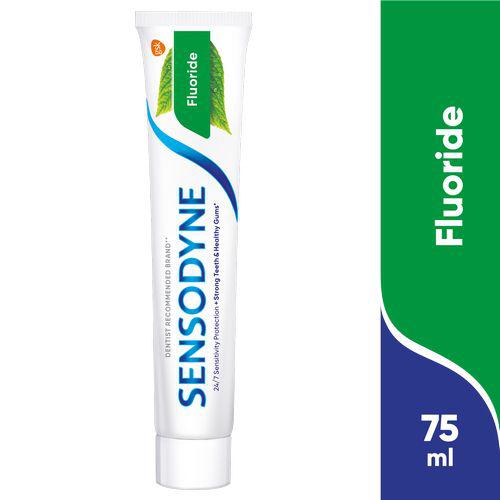 Miniaturka artykułu - SENSODYNE FLUORIDE Past do zęb&oacute;w - 75 ml /USZKODZONE TEKTUROWE OPAKOWANIE