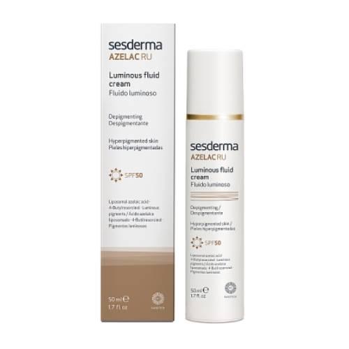 Miniaturka artykułu - SESDERMA AZELAC RU Emulsja rozświetlająca SPF50 - 50ml