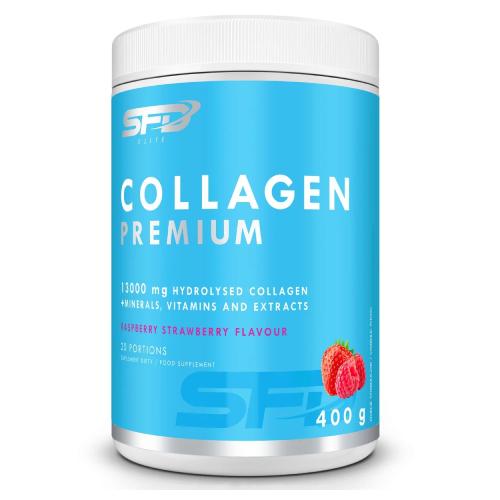 Miniaturka artykułu - SFD Collagen Premium Kolagen smak truskawka-malina, 800 g
