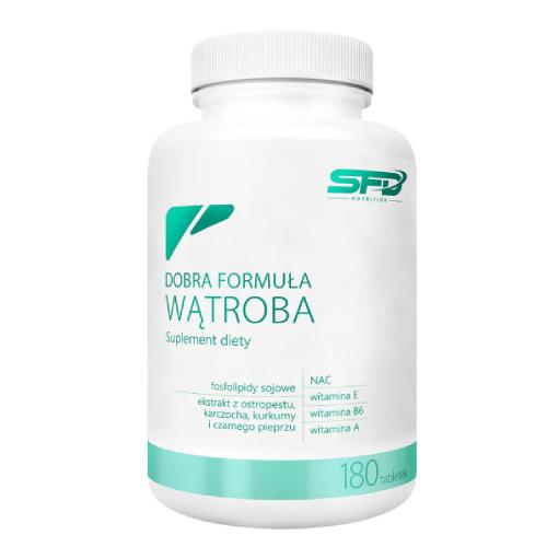 Miniaturka artykułu - SFD Dobra formuła Wątroba, 180tabl.