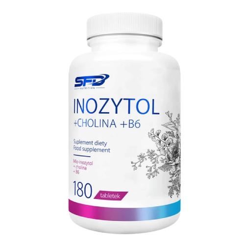Miniaturka artykułu - SFD Inozytol + Cholina + B6, 180 tabl.
