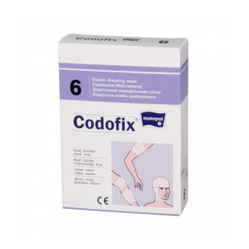 Miniaturka artykułu - Siatka elastyczna opatrunkowa CODOFIX 6 5-6.5cmx1m głowa, ramię, podudzie, kolano, 1 szt