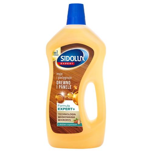 Miniaturka artykułu - Sidolux Expert+ Płyn do mycia paneli i drewna, 750 ml