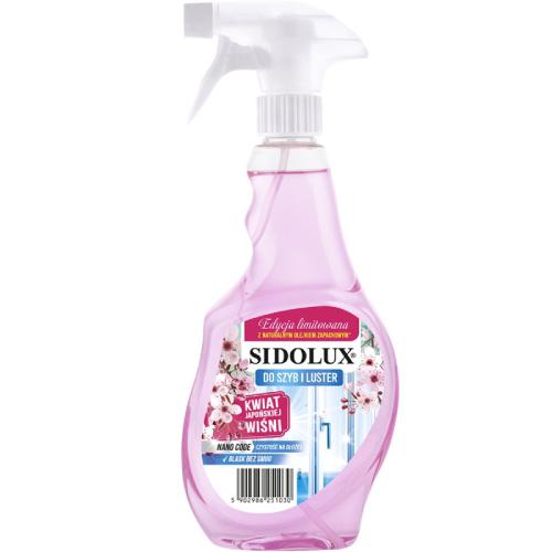 Miniaturka artykułu - SIDOLUX  Crystal Płyn do mycia szyb Kwiat japońskiej wiśni, 500ml
