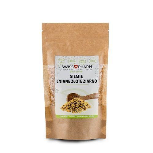 Miniaturka artykułu - Swiss+Pharm Siemię Lniane Złote Ziarno, 250g