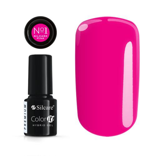 Miniaturka artykułu - Silcare Color It! Premium No.1 Żel hybrydowy, 6g