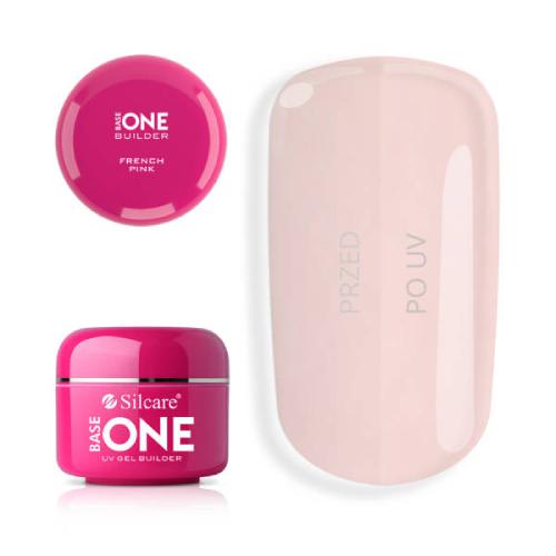Miniaturka artykułu - Silcare Gel Base Żel do paznokci One French Pink, 30g
