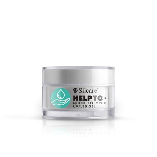 Miniaturka artykułu - Silcare Help To Quick Fix Myco UV/LED Gel Żel budujący, 15g