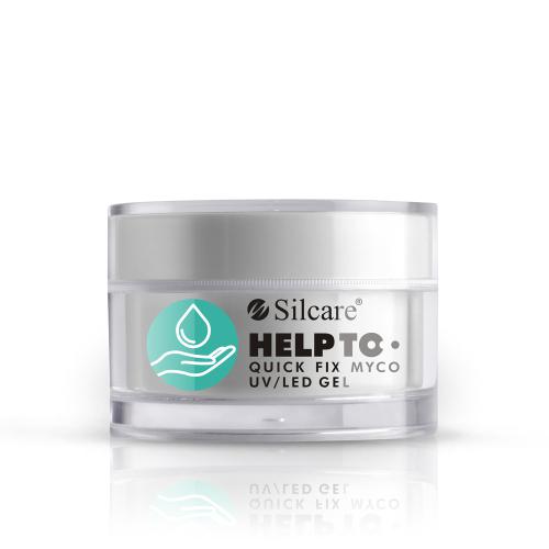 Miniaturka artykułu - Silcare Help To Quick Fix Myco UV/LED Gel Żel budujący do stylizacji problematycznych paznokci, 50g