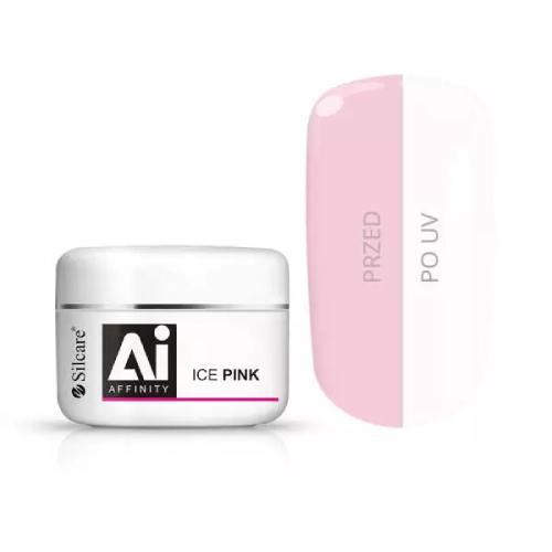 Miniaturka artykułu - Silcare Żel do paznokci Gel Affinity Ice Pink, 100g	