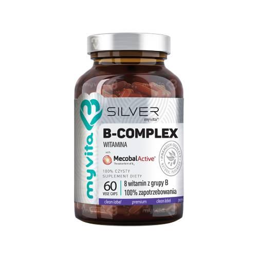 Zdjęcie produktu - MyVita Silver Witamina B-Complex, 60 kaps.