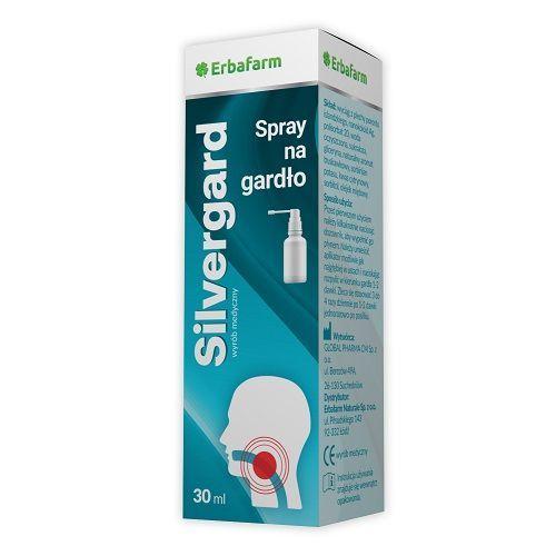 Miniaturka artykułu - Silvergard Spray na gardło, 30ml