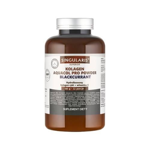 Miniaturka artykułu - Singularis Superior Kolagen aquacol pro powder blackcurrant, 185 g