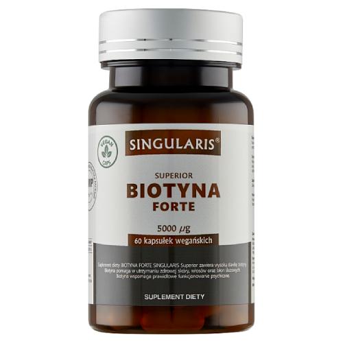 Miniaturka artykułu - Singularis Biotyna Forte 5000mcg, 60 kaps.