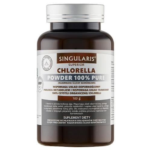 Miniaturka artykułu - SINGULARIS Chlorella Powder 100% Pure, 100g