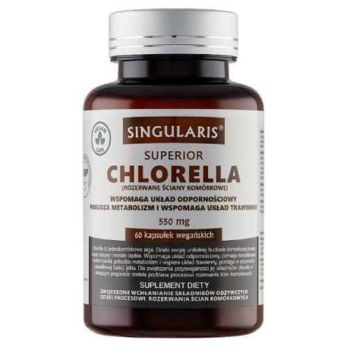 Zdjęcie produktu - SINGULARIS Chlorella Superior, 60 kapsułek
