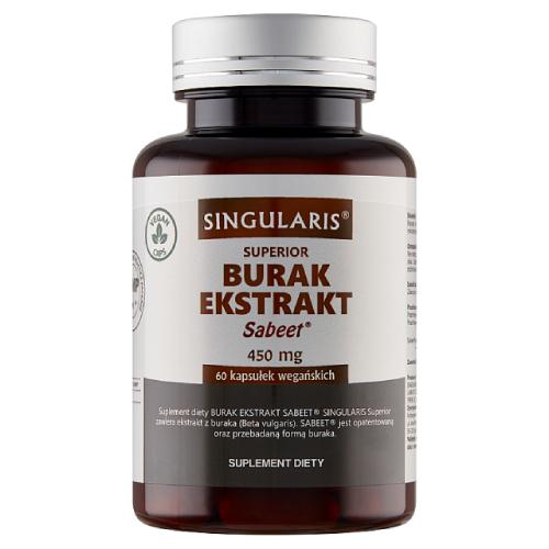 Miniaturka artykułu - Singularis  Ekstrakt z buraka SABEET 450mg, 60 kaps.