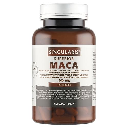 Miniaturka artykułu - SINGULARIS Maca Superior, 120 kapsułek