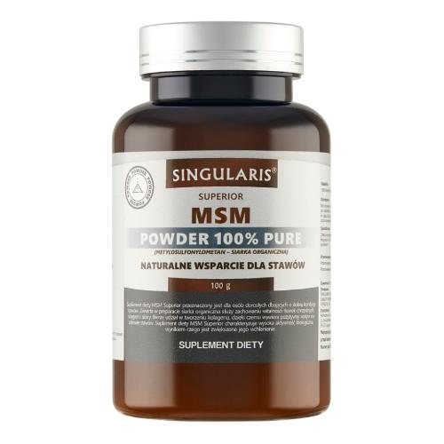Miniaturka artykułu - SINGULARIS MSM Powder 100%, 100g