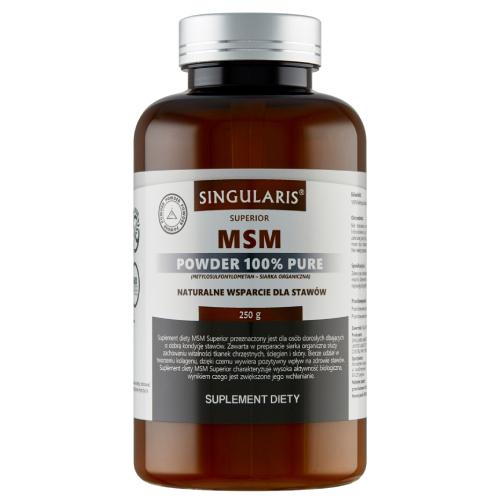 Miniaturka artykułu - SINGULARIS MSM Powder 100%, 250g