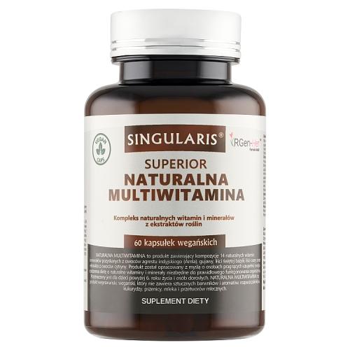 Miniaturka artykułu - SINGULARIS Naturalna multiwitamina Organic, 60 kaps