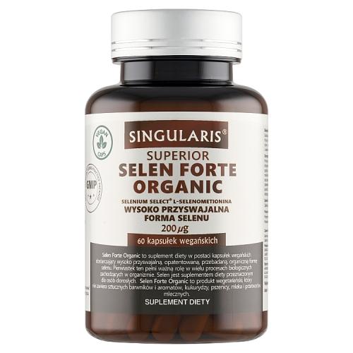 Miniaturka artykułu - SINGULARIS Selen Forte Organic, 60 kapsułek
