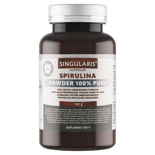 Miniaturka artykułu - SINGULARIS Spirulina Powder 100%, 100g