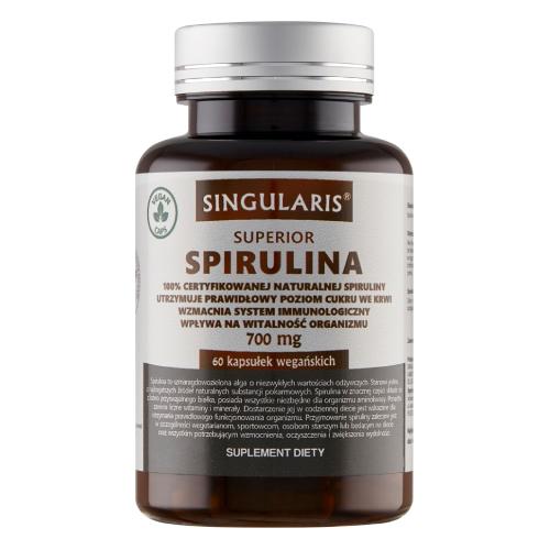 Miniaturka artykułu - SINGULARIS Spirulina Superior, 60 kapsułek