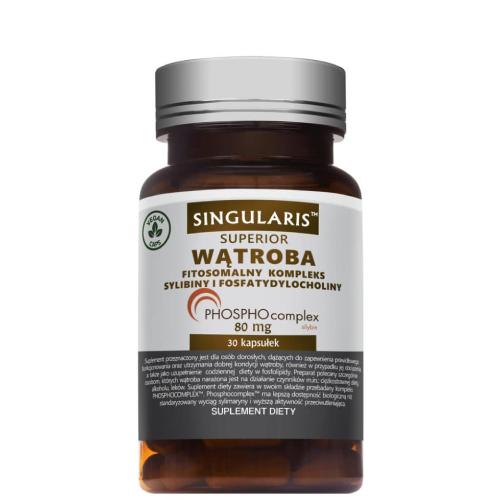 Miniaturka artykułu - SINGULARIS Wątroba Fitosomalny kompleks,  30 kapsułek