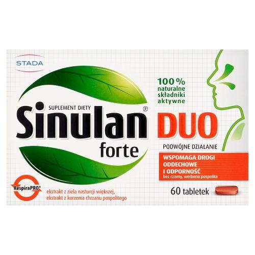 Miniaturka artykułu - Sinulan Duo Forte, 60 tabl. USZKODZONE BRAK TEKTUROWEGO OPAKOWANIA