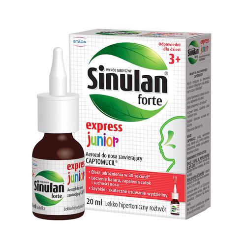 Miniaturka artykułu - Sinulan Express Forte Junior, 20 ml